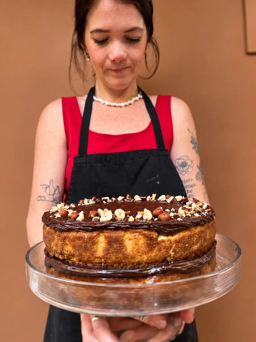 A cake prepared at Special mention cafe